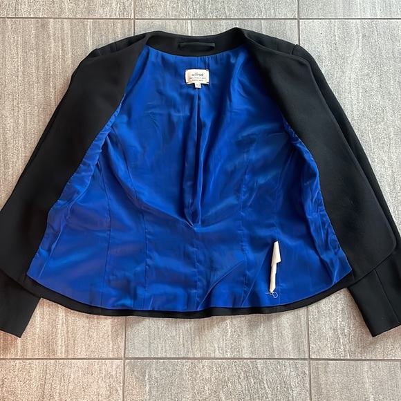 Wilfred Black Equis Cropped Blazer Size 00 - Picture 6 of 7